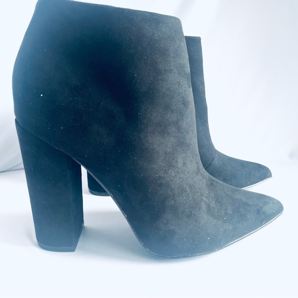 NWT Shoe Dazzle Brooke Black ankle Boots Booties Size 7.5